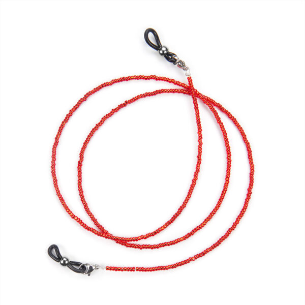 Celeste Ruby Red Glasses Chain