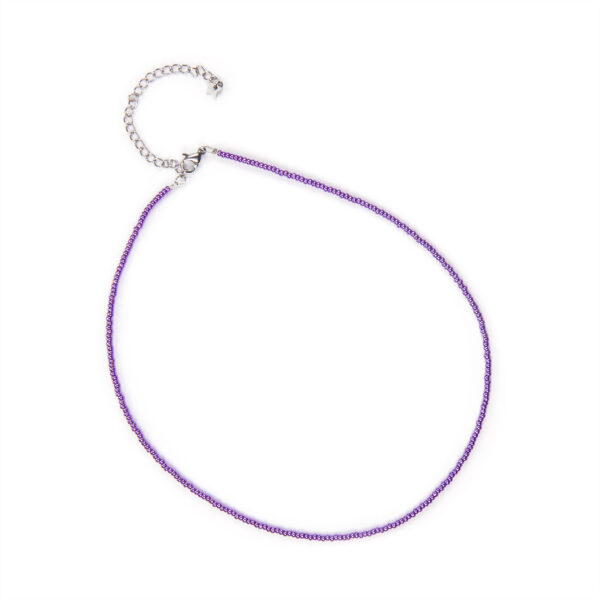 Luna Purple Orchid Necklace